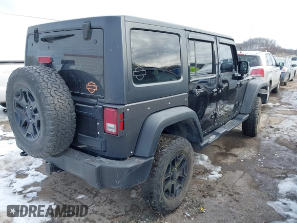 2017 Jeep Wrangler Unlimited Sport with VIN 1C4BJWDG1HL559261, listed as a IAAI auction lot 41367792 with 96,284 mi miles. Bid and sale history available at carsss.com. Image 4.