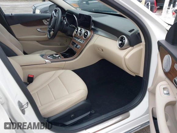 2021 Mercedes-Benz C 300 with VIN W1KWF8EB8MR604811, listed as a IAAI auction lot 41507214 with 29,349 mi miles and . Bid and sale history available at DreamBid. Image 5.