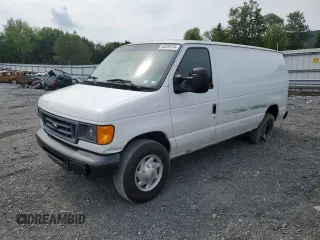 2007 Ford Econoline Cargo Commercial with VIN 1FTNE24L07DA55882, listed as a Copart auction lot 65359134 with 182,420 mi miles and Salvage title. Bid and sale history available at DreamBid. Image 1.