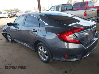 2020 Honda Civic Sedan LX with VIN 2HGFC2F61LH552858, listed as a IAAI auction lot 41554396 with 166,982 mi miles. Bid and sale history available at carsss.com. Image 3.