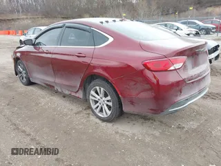 2015 Chrysler 200 Limited with VIN 1C3CCCAB4FN686369, listed as a IAAI auction lot 41509409 with 143,242 mi miles. Bid and sale history available at carsss.com. Image 3.