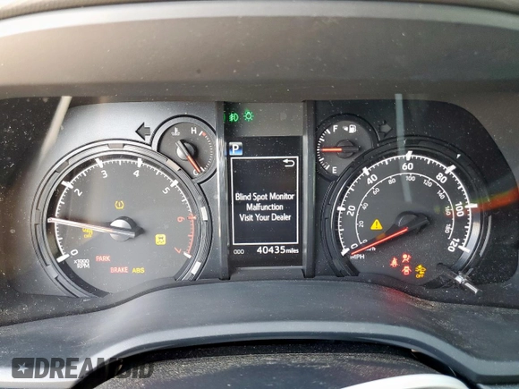 2023 Toyota 4Runner SR5 with VIN JTEEU5JR6P5280360, listed as a Copart auction lot 57840145 with 40,435 mi miles and Salvage title. Bid and sale history available at DreamBid. Image 9.