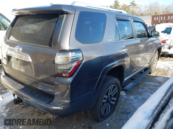 2015 Toyota 4Runner Limited with VIN JTEBU5JR5F5257220, listed as a IAAI auction lot 41168121 with 133,798 mi miles and . Bid and sale history available at DreamBid. Image 4.
