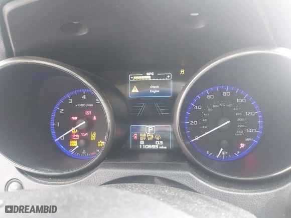 2018 Subaru Legacy Limited with VIN 4S3BNAN6XJ3044097, listed as a IAAI auction lot 41307369 with 110,593 mi miles. Bid and sale history available at carsss.com. Image 7.