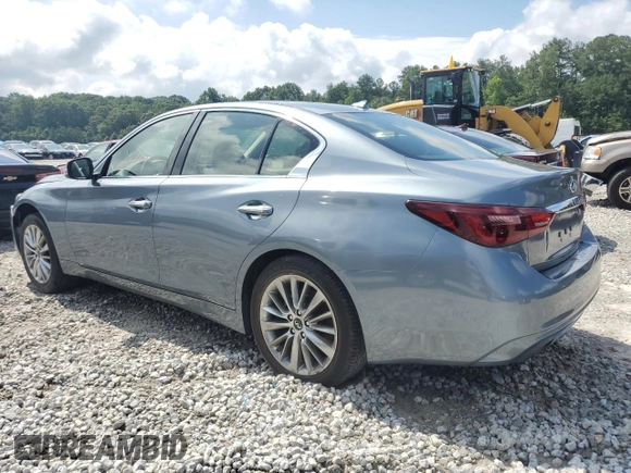 2018 Infiniti Q50 Luxe с VIN JN1EV7AP7JM365199, выставлен на аукционе Copart как лот 57637045 с пробегом 73 312 миль миль и Списание • Salvage title. История ставок и продаж доступна на DreamBid. Изображение 2.