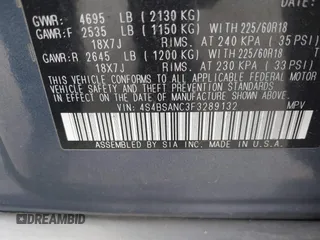 2015 Subaru Outback Limited z VIN 4S4BSANC3F3289132, wystawiony jako IAAI lot #42255892 z przebiegiem 137 989 mil mil oraz . Historia ofert i sprzedaży dostępna na DreamBid. Obrazek 9.
