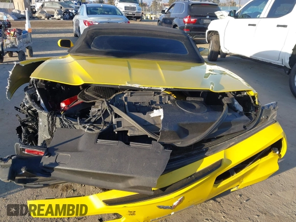 2014 Chevrolet Corvette 3LT with VIN 1G1YF3D74E5108425, listed as a IAAI auction lot 41625689 with 1 mi miles. Bid and sale history available at carsss.com. Image 17.