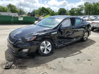 2016 Kia Optima Hybrid with VIN KNAGM4AD3G5094543, listed as a Copart auction lot 51610995 with 118,395 mi miles and Salvage Title. Bid and sale history available at carsss.com. Image 1.