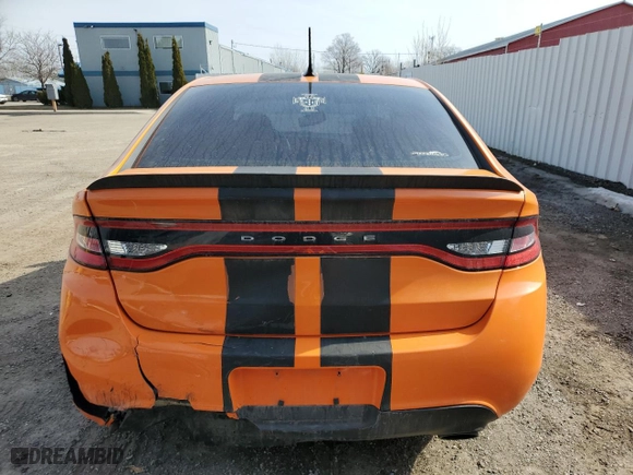 2014 Dodge Dart SXT with VIN 1C3CDFBB4ED834957, listed as a Copart auction lot 47444825 with 144,716 mi miles and Clean Title. Bid and sale history available at carsss.com. Image 6.