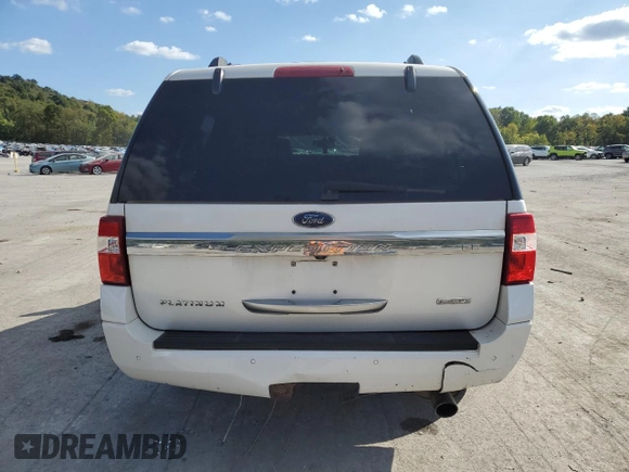 2016 Ford Expedition EL Platinum with VIN 1FMJK1MT9GEF56891, listed as a Copart auction lot 72453434 with 111,332 mi miles and Salvage Title. Bid and sale history available at carsss.com. Image 6.