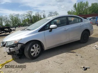 2014 Honda Civic LX z VIN 19XFB2F5XEE245809, wystawiony jako Copart lot #53936865 z przebiegiem 192 776 mil mil oraz Szkoda całkowita • Salvage title. Historia ofert i sprzedaży dostępna na DreamBid. Obrazek 1.