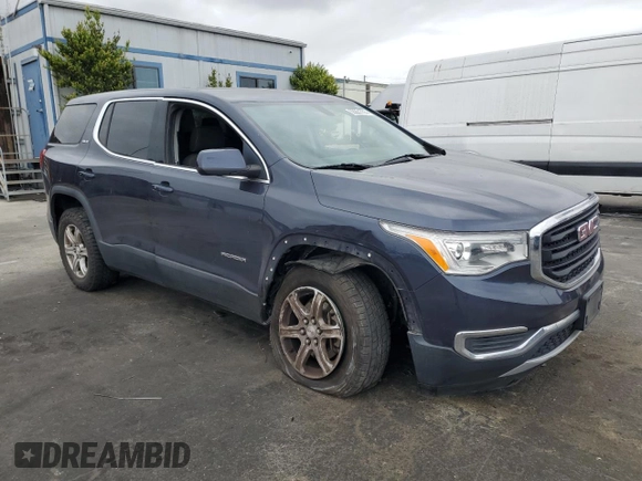 2018 GMC Acadia SLE with VIN 1GKKNRLA2JZ219465, listed as a Copart auction lot 55831755 with 157,168 mi miles and Salvage title. Bid and sale history available at DreamBid. Image 4.