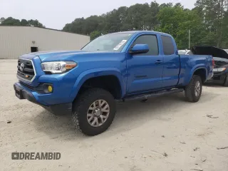 2016 Toyota Tacoma SR z VIN 5TFSX5EN1GX044984, wystawiony jako Copart lot #59776755 z przebiegiem 90 481 mil mil oraz Szkoda całkowita • Salvage title. Historia ofert i sprzedaży dostępna na DreamBid. Obrazek 1.