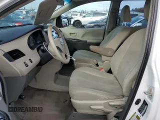 2012 Toyota Sienna with VIN 5TDZK3DC8CS186489, listed as a Copart auction lot 50469485 with Not provided miles and Salvage title. Bid and sale history available at DreamBid. Image 7.