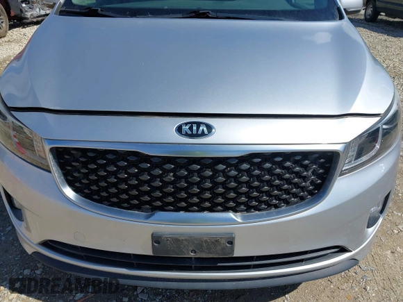 2015 Kia Sedona EX with VIN KNDMC5C11F6034996, listed as a IAAI auction lot 41861066 with 95,506 mi miles. Bid and sale history available at carsss.com. Image 6.