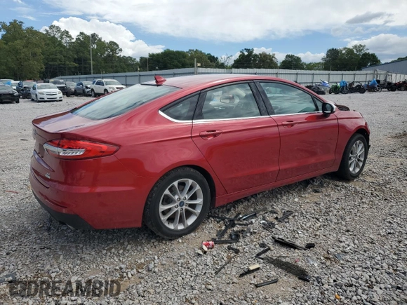 2020 Ford Fusion SE with VIN 3FA6P0HD9LR185169, listed as a Copart auction lot 56412425 with 80,152 mi miles and Salvage title. Bid and sale history available at DreamBid. Image 3.
