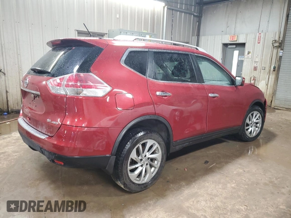 2015 Nissan Rogue SL with VIN 5N1AT2MV0FC762972, listed as a Copart auction lot 50247375 with 142,495 mi miles and Salvage Title. Bid and sale history available at DreamBid. Image 3.