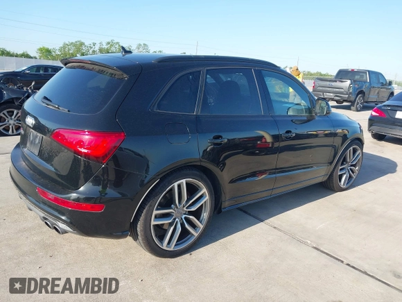 2016 Audi SQ5 Premium Plus with VIN WA1CCAFP8GA012796, listed as a IAAI auction lot 41989801 with 81,431 mi miles and . Bid and sale history available at DreamBid. Image 4.