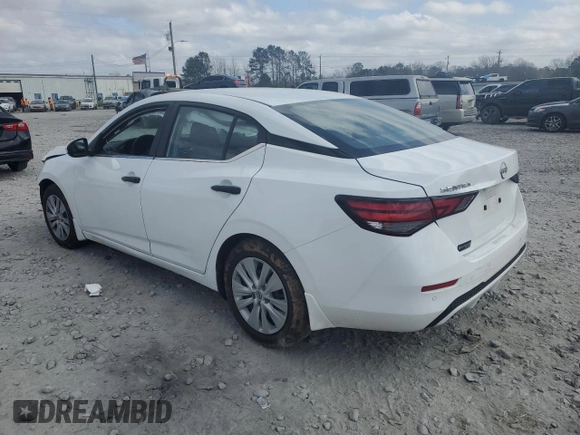 2024 Nissan Sentra S with VIN 3N1AB8BV6RY249706, listed as a Copart auction lot 47398675 with 15,839 mi miles and Salvage Title. Bid and sale history available at DreamBid. Image 2.