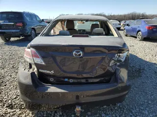 2011 Mazda Mazda6 i Sport with VIN 1YVHZ8BH9B5M22567, listed as a Copart auction lot 89324945 with 0 mi miles and Salvage Title. Bid and sale history available at carsss.com. Image 6.