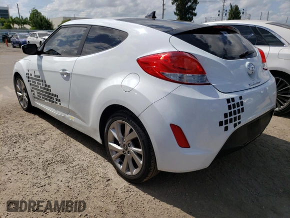 2017 Hyundai Veloster with VIN KMHTC6AD1HU322526, listed as a Copart auction lot 49550693 with 47,781 mi miles. Bid and sale history available at carsss.com. Image 2.