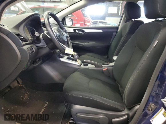 2019 Nissan Sentra S z VIN 3N1AB7AP8KY241366, wystawiony jako Copart lot #53516975 z przebiegiem 55 029 mil mil oraz Szkoda całkowita • Salvage title. Historia ofert i sprzedaży dostępna na DreamBid. Obrazek 7.