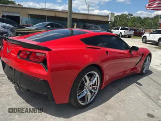 2014 Chevrolet Corvette Z51 3LT with VIN 1G1YM2D70E5104257, listed as a Copart auction lot 52750305 with 65,670 mi miles and Clean title. Bid and sale history available at DreamBid. Image 4.