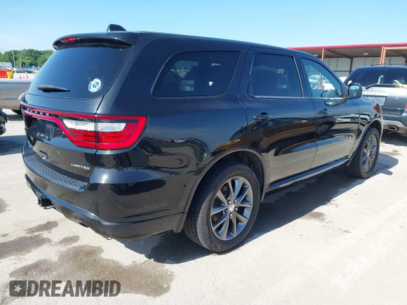 2015 Dodge Durango Limited with VIN 1C4RDJDG5FC167938, listed as a IAAI auction lot 42549011 with 119,455 mi miles and . Bid and sale history available at DreamBid. Image 4.