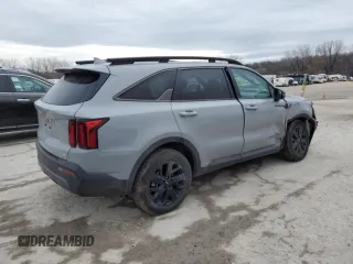2023 Kia Sorento X-Line S with VIN 5XYRLDLC4PG224677, listed as a Copart auction lot 86957474 with 15,602 mi miles and Salvage Title. Bid and sale history available at DreamBid. Image 3.