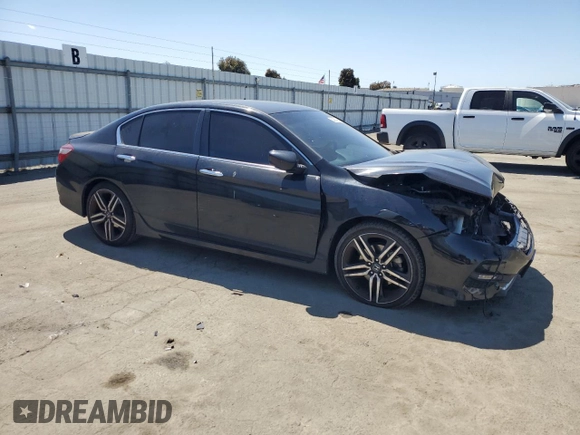 2016 Honda Accord Sport z VIN 1HGCR2F50GA089253, wystawiony jako Copart lot #53867405 z przebiegiem 140 220 mil mil oraz Szkoda całkowita • Salvage title. Historia ofert i sprzedaży dostępna na DreamBid. Obrazek 4.