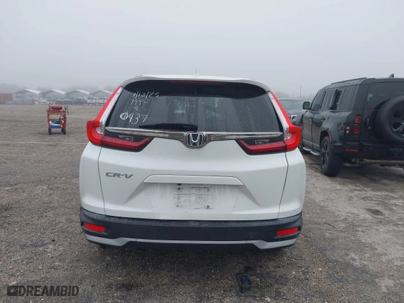 2022 Honda CR-V EX with VIN 5J6RW1H56NA020437, listed as a IAAI auction lot 41359287 with 108,493 mi miles. Bid and sale history available at carsss.com. Image 17.