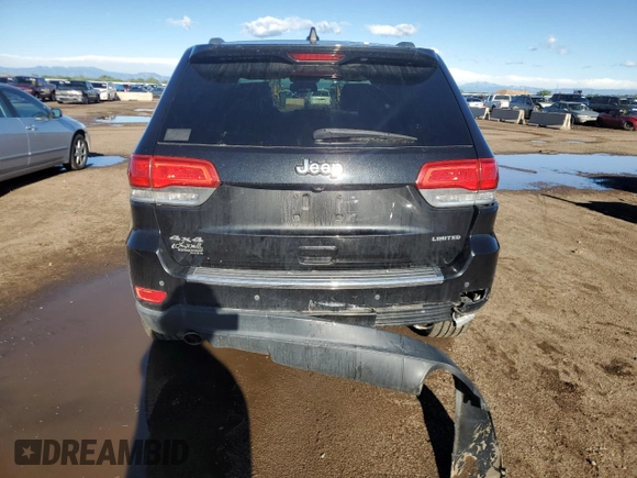 2014 Jeep Grand Cherokee Limited with VIN 1C4RJFBG7EC364116, listed as a Copart auction lot 57155945 with 78,280 mi miles and Salvage title. Bid and sale history available at DreamBid. Image 6.