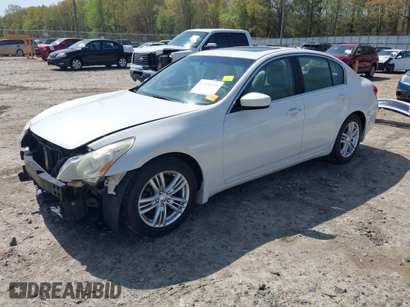 2010 Infiniti G37 Sedan Journey with VIN JN1CV6AP9AM402058, listed as a IAAI auction lot 41920401 with 214,714 mi miles. Bid and sale history available at carsss.com. Image 18.