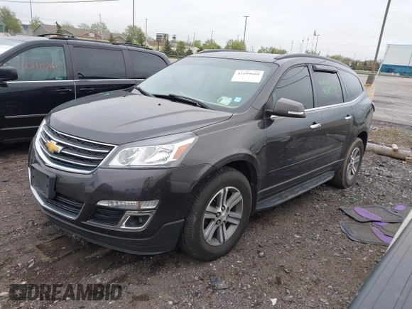 2015 Chevrolet Traverse LT with VIN 1GNKVGKD9FJ363331, listed as a IAAI auction lot 42199668 with 178,516 mi miles and . Bid and sale history available at DreamBid. Image 2.