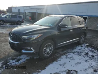 2019 Infiniti QX60 Luxe with VIN 5N1DL0MMXKC568355, listed as a Copart auction lot 86152804 with 92,265 mi miles and Salvage title. Bid and sale history available at DreamBid. Image 1.