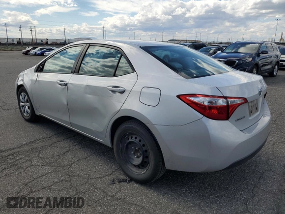 2016 Toyota Corolla L z VIN 2T1BURHE9GC546636, wystawiony jako Copart lot #57249775 z przebiegiem 109 318 mil mil oraz Szkoda całkowita • Salvage title. Historia ofert i sprzedaży dostępna na DreamBid. Obrazek 2.