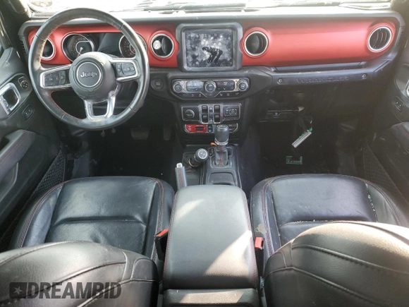 2021 Jeep Wrangler Unlimited Rubicon with VIN 1C4HJXFN5MW633804, listed as a Copart auction lot 47534015 with Not Provided miles and Salvage Title. Bid and sale history available at DreamBid. Image 8.
