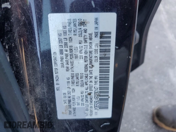 2009 Mazda CX-7 Grand Touring z VIN JM3ER29L490230147, wystawiony jako Copart lot #81776864 z przebiegiem 228 675 mil mil oraz Nie do naprawy • Non repairable. Historia ofert i sprzedaży dostępna na DreamBid. Obrazek 14.