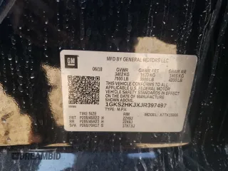 2018 GMC Yukon XL Denali with VIN 1GKS2HKJXJR397497, listed as a Copart auction lot 67872054 with 113,609 mi miles and Salvage Title. Bid and sale history available at carsss.com. Image 12.