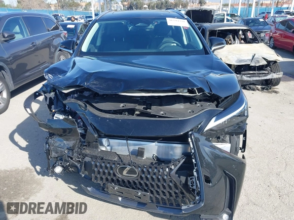 2025 Lexus NX 350h with VIN 2T2AKCEZ1SC039174, listed as a IAAI auction lot 41594338 with 5,586 mi miles and . Bid and sale history available at DreamBid. Image 13.