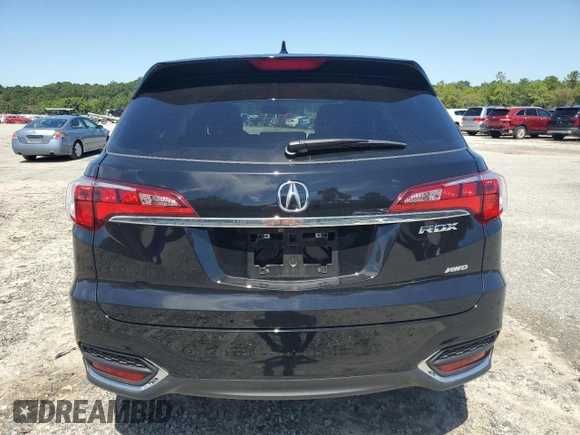 2018 Acura RDX Technology with VIN 5J8TB4H56JL005865, listed as a Copart auction lot 71033744 with 22,658 mi miles and Salvage Title. Bid and sale history available at DreamBid. Image 6.