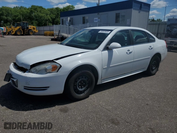 2012 Chevrolet Impala LS Fleet with VIN 2G1WF5E33C1121499, listed as a Copart auction lot 58003935 with 218,039 mi miles and Salvage title. Bid and sale history available at DreamBid. Image 1.