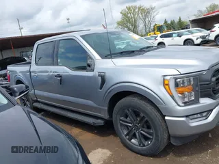 2023 Ford F-150 XL with VIN 1FTEW1C53PFC27546, listed as a IAAI auction lot 42123401 with 53,881 mi miles. Bid and sale history available at carsss.com. Image 13.