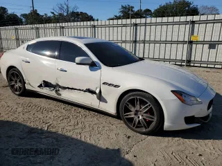 2015 Maserati Quattroporte S Q4 z VIN ZAM56RRA0F1151942, wystawiony jako Copart lot #88632815 z przebiegiem 28 821 mil mil oraz Szkoda całkowita • Salvage title. Historia ofert i sprzedaży dostępna na DreamBid. Obrazek 4.