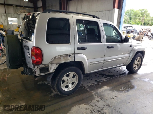 2003 Jeep Liberty Limited with VIN 1J4GL58K93W660980, listed as a Copart auction lot 56187665 with 116,755 mi miles and Salvage title. Bid and sale history available at DreamBid. Image 3.