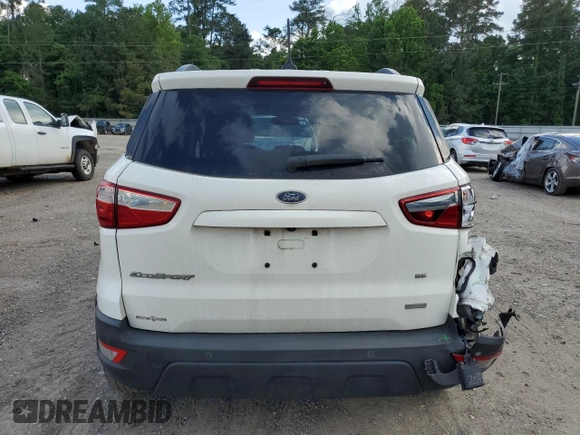 2018 Ford EcoSport SE z VIN MAJ3P1TE6JC196716, wystawiony jako Copart lot #55340705 z przebiegiem 56 963 mil mil oraz Szkoda całkowita • Salvage title. Historia ofert i sprzedaży dostępna na DreamBid. Obrazek 6.