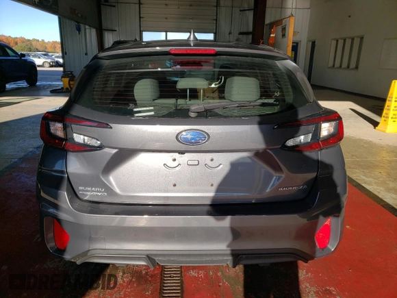 2024 Subaru Impreza with VIN JF1GUABC3R8244942, listed as a Copart auction lot 76291664 with 0 mi miles and Salvage Title. Bid and sale history available at carsss.com. Image 6.