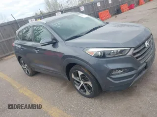 2016 Hyundai Tucson Limited with VIN KM8J3CA29GU218417, listed as a IAAI auction lot 41970495 with 89,881 mi miles. Bid and sale history available at carsss.com. Image 1.