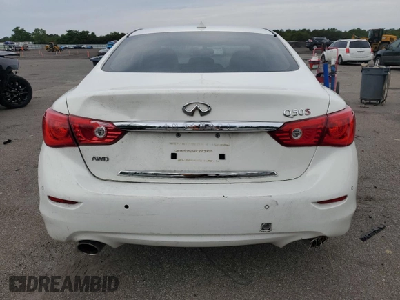 2014 Infiniti Q50 Premium z VIN JN1BV7AR7EM688906, wystawiony jako Copart lot #62562885 z przebiegiem 95 548 mil mil oraz Szkoda całkowita • Salvage title. Historia ofert i sprzedaży dostępna na DreamBid. Obrazek 6.