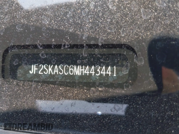 2021 Subaru Forester Limited with VIN JF2SKASC6MH443441, listed as a IAAI auction lot 42428177 with 72,686 mi miles and . Bid and sale history available at DreamBid. Image 17.